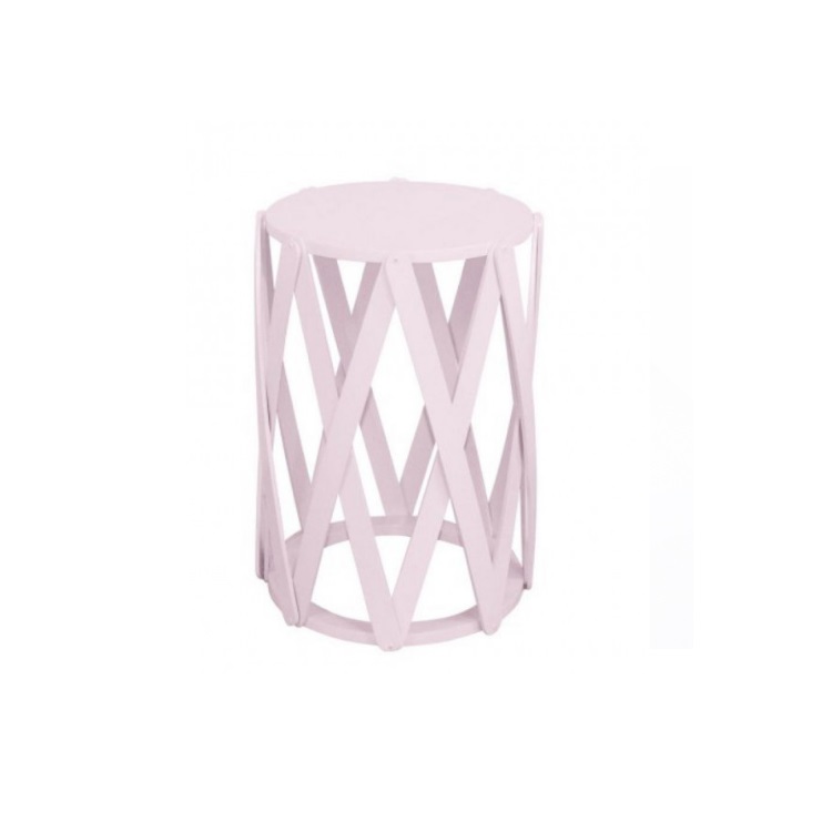 Cilindro Trançado Rosa - Fittà Decor